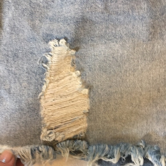 NWT HI RISE JEAN SHORTS - Picture 8 of 11